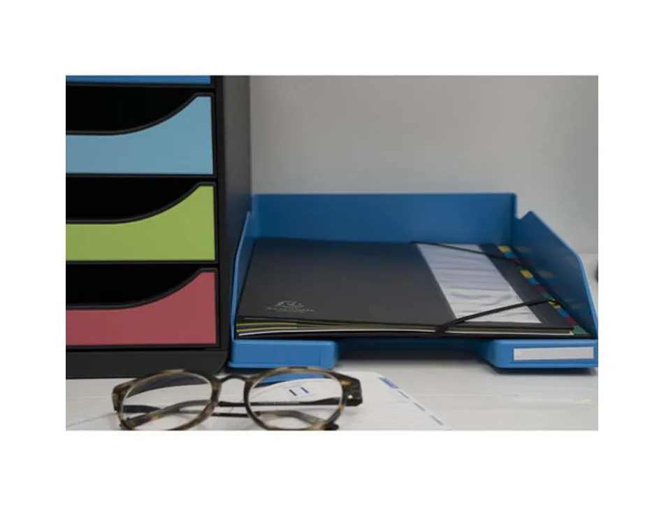 Trieur de bureau exacompta ordonator rigide 12 compartiments noir