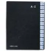 Trieur durable alphabétique 24 touches a4+ dos extensible couverture en carton solide sans pvc