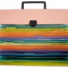 Trieur exacompta familial a poignee aquarel assortie 18 compartiments