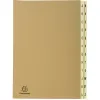 Trieur exacompta forever kraft a-z 24 compartiments coloris brun