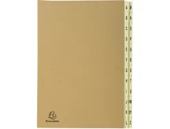Trieur exacompta forever kraft a-z 24 compartiments coloris brun