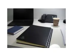 Trieur exacompta ordonator carton recouvert pvc 25x33cm alphabétique 26 compartiments 300f dos extensible coloris noir