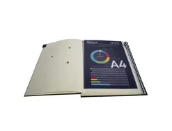 Trieur exacompta ordonator carton recouvert pvc 25x33cm alphabétique 26 compartiments 300f dos extensible coloris noir