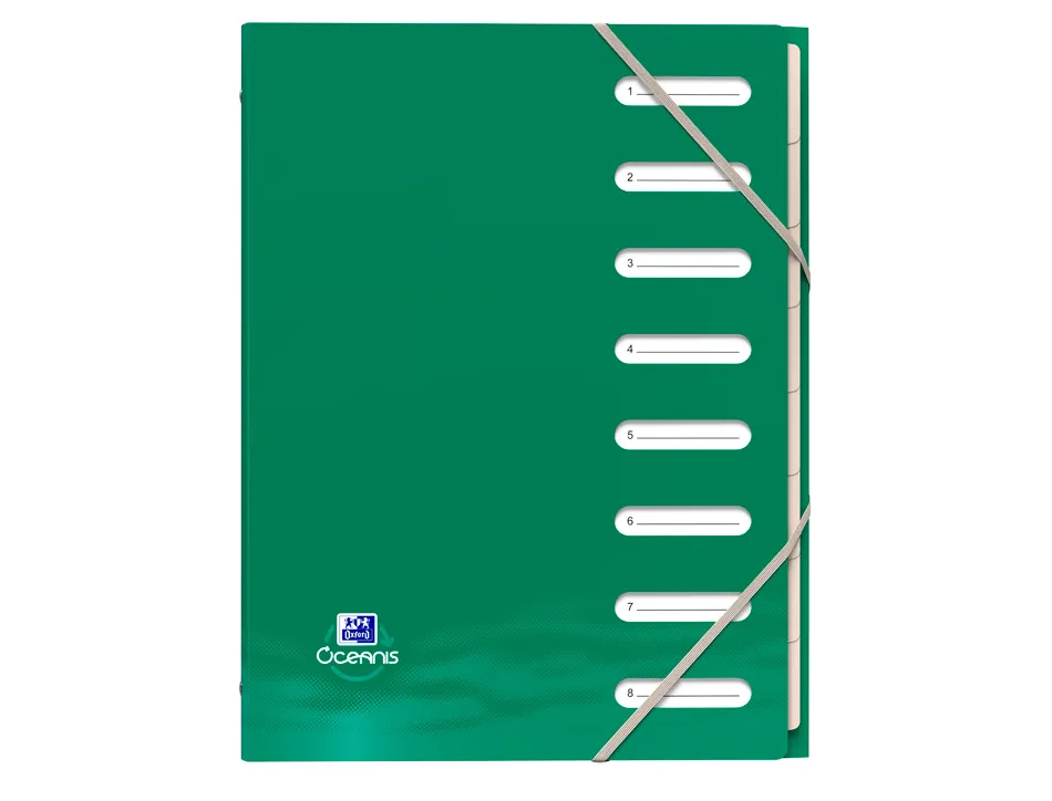 Trieur hamelin oxford school life oceanis a4 polypropylene recycle opaque assorti