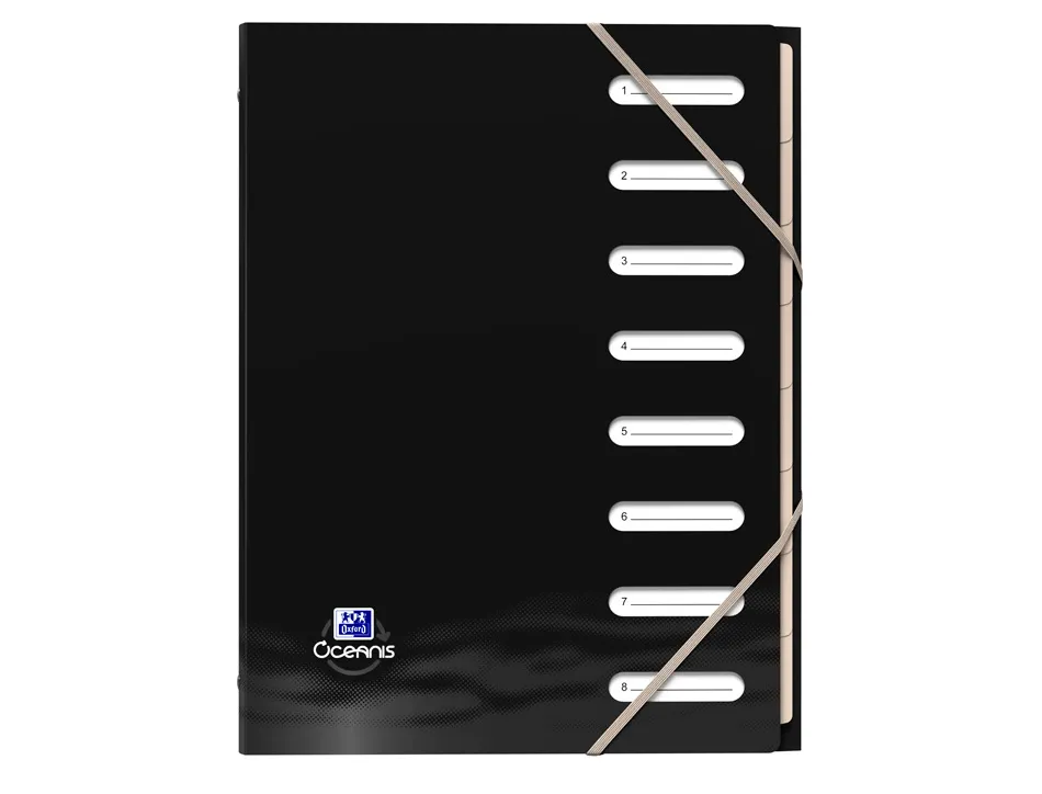 Trieur hamelin oxford school life oceanis a4 polypropylene recycle opaque assorti
