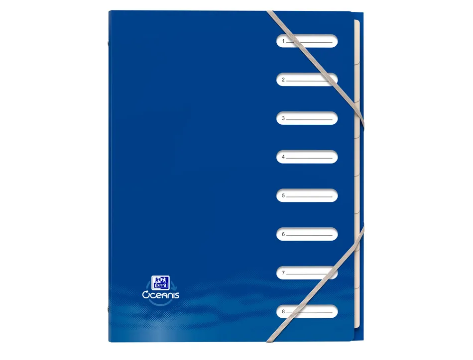 Trieur hamelin oxford school life oceanis a4 polypropylene recycle opaque assorti