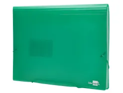 Trieur liderpapel polypropylène a4 210x297mm 700 microns 13 compartiments fermeture élastique translucide coloris vert