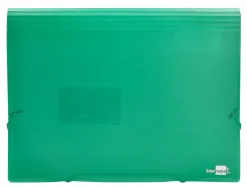 Trieur liderpapel polypropylène a4 210x297mm 700 microns 13 compartiments fermeture élastique translucide coloris vert