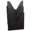 Trieur mural avery format a4 coloris noir dimensions 24 x 29 x 9 cm