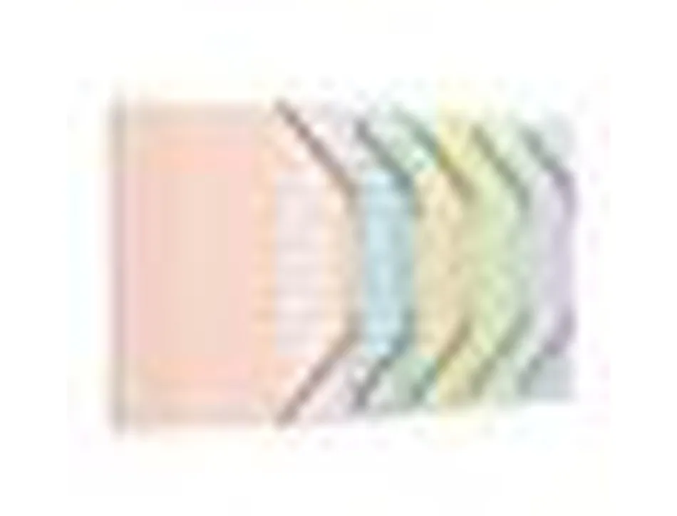 Trieur oxford a4 12 positions pp coloris assortis pastel opaque lot 12 unites