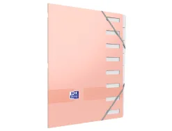 Trieur oxford agrafe color life a4 8 positions coloris pastel assortis