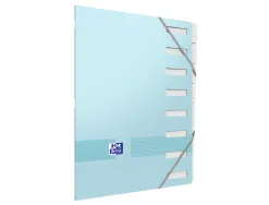 Trieur oxford agrafe color life a4 8 positions coloris pastel assortis