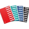 Trieur oxford top file+ agrafe carte multistrat a4 8 positions numeriques fermetureelastique 4 coloris assortis