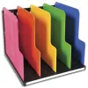 Trieur vertical exacompta modulotop avec 5 intercalaires iderama coloris noir / arlequin