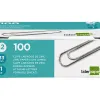 Trombone liderpapel zinc bout rond 33mm boîte 100 unités