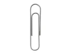 Trombone liderpapel zinc bout rond 33mm boîte 100 unités