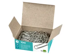 Trombone liderpapel zinc bout rond 33mm boîte 100 unités