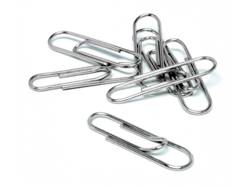 Trombone liderpapel zinc n 4 bout rond 50mm boite 100 unites