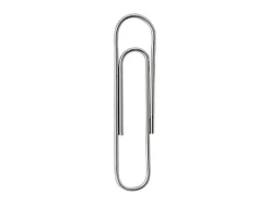 Trombone liderpapel zinc n 1 bout rond 20mm boite 100 unites