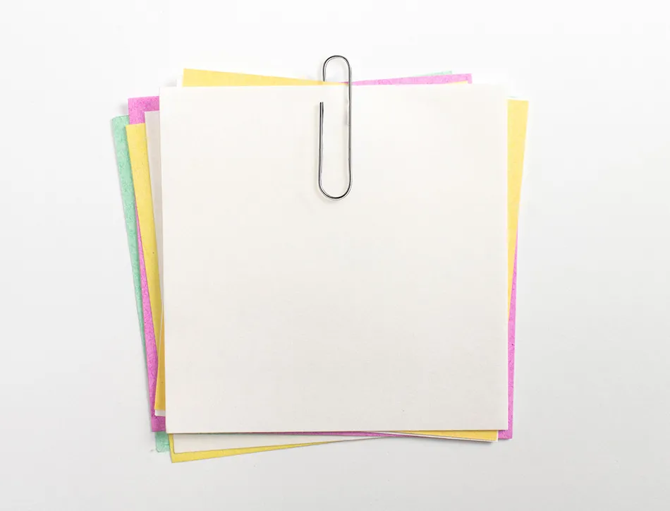 Trombone liderpapel zinc bout rond 43mm boîte 100 unités
