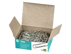 Trombone liderpapel zinc bout rond 43mm boîte 100 unités