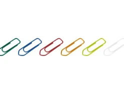 Trombone maped 25mm couleur boîte plastique 100 unités