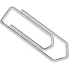 Trombone q-connect galvanisé 32mm boîte carton 100 unités