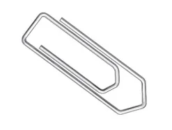 Trombone q-connect galvanisé 32mm boîte carton 100 unités