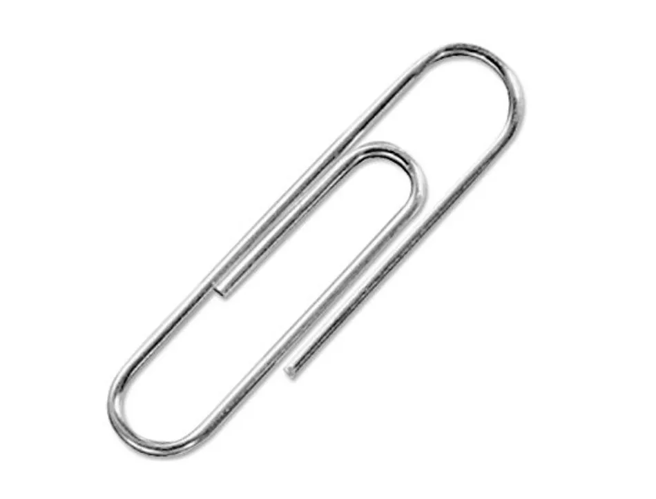 Trombone q-connect nickele n 3 bout rond 43mm boite 100 unites