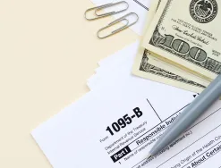 Trombone q-connect nickele n 4 bout rond 50mm boite 100 unites