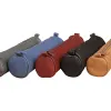 Trousse clairefontaine nomaddict cuir ronde 185x40mm coloris aleatoires