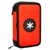 Trousse garnie antartik 2 compartiments 28 pieces rouge