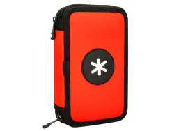 Trousse garnie antartik 2 compartiments 28 pieces rouge