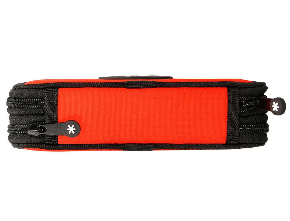 Trousse garnie antartik 2 compartiments 28 pieces rouge