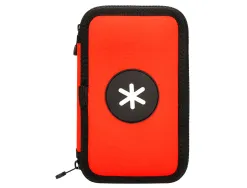 Trousse garnie antartik 2 compartiments 28 pieces rouge