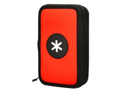 Trousse garnie antartik 2 compartiments 28 pieces rouge