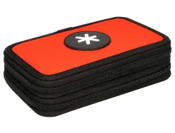 Trousse garnie antartik 2 compartiments 28 pieces rouge