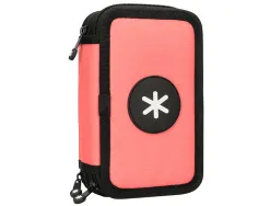 Trousse garnie antartik 3 compartiments 36 pieces corail