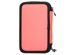 Trousse garnie antartik 3 compartiments 36 pieces corail