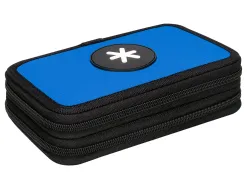 Trousse garnie antartik 2 compartiments 28 pieces bleu