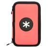 Trousse garnie antartik 2 compartiments 28 pieces corail