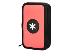 Trousse garnie antartik 2 compartiments 28 pieces corail