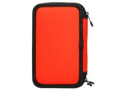 Trousse garnie antartik 3 compartiments 36 pieces rouge