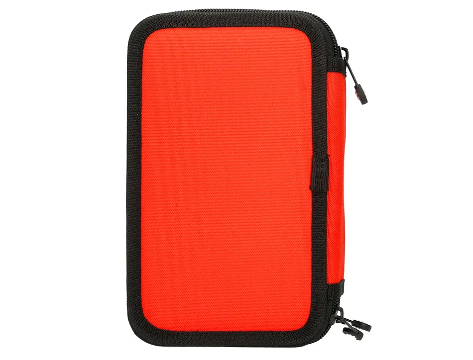 Trousse garnie antartik 3 compartiments 36 pieces rouge