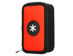 Trousse garnie antartik 3 compartiments 36 pieces rouge
