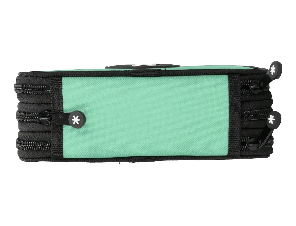 Trousse garnie antartik 3 compartiments 36 pieces menthe