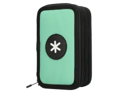 Trousse garnie antartik 3 compartiments 36 pieces menthe