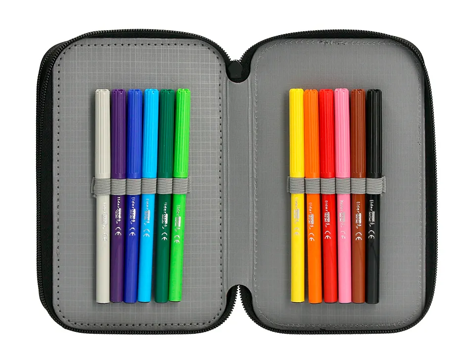 Trousse garnie antartik 3 compartiments 36 pieces menthe