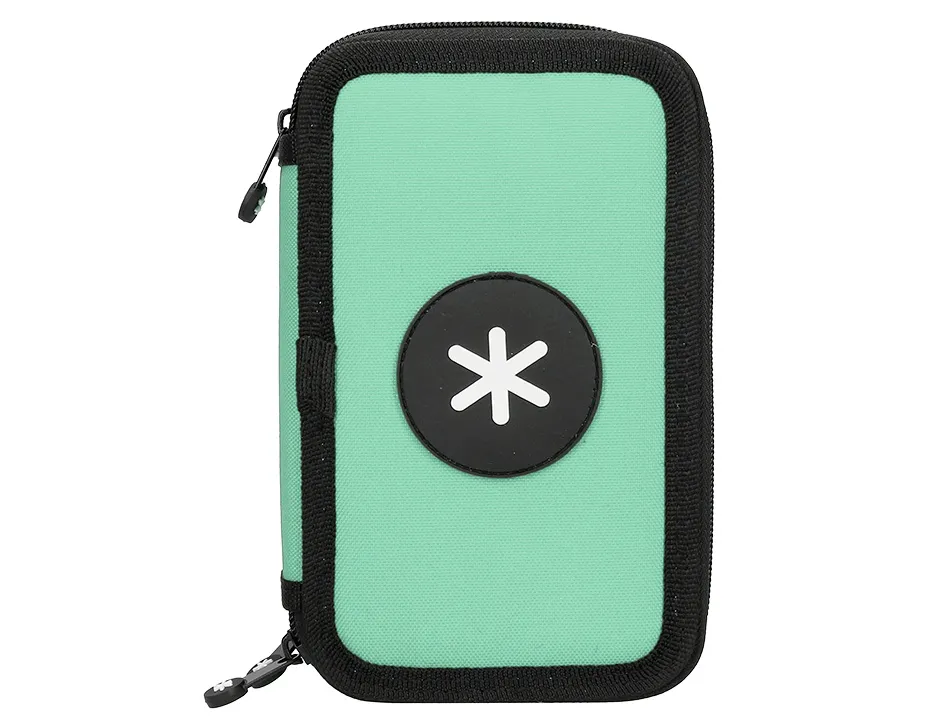 Trousse garnie antartik 3 compartiments 36 pieces menthe