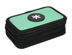 Trousse garnie antartik 3 compartiments 36 pieces menthe